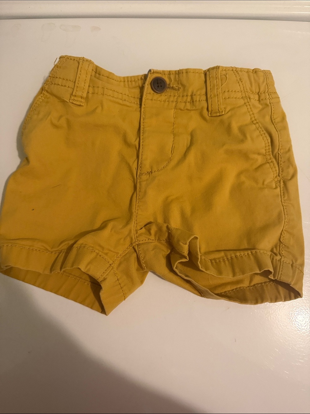 OshKosh B'gosh Mustard Yellow Cotton Toddler Shorts